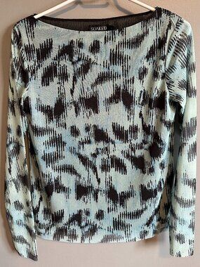 Soaked Women's layered Voile semi-sheer top - Women's Medium